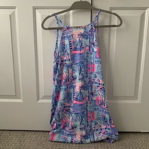 Lilly Pulitzer Margot Dress in Whisper Blue and Yeah Buoy